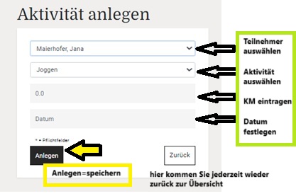 Aktivität anlegen 2